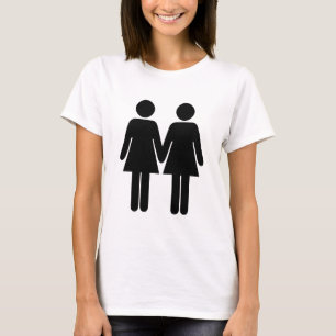 T-shirt Gay couple (femmes) main