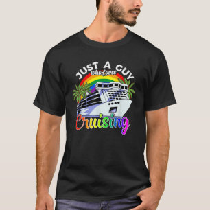 T-shirt Gay Cruise Shirt LGBT Rainbow Gaycation Cruising V