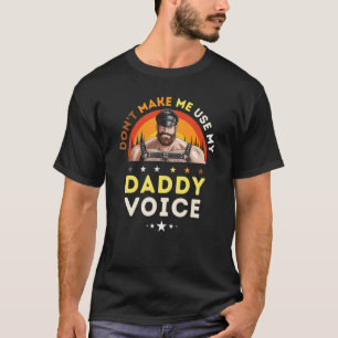 T-shirt Gay Cuir Gay Papa Homme Ours Kink Gay Barbu Da