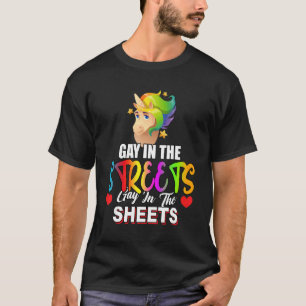 T-shirt Gay Dans Les Rues Gay Dans Les Feuilles