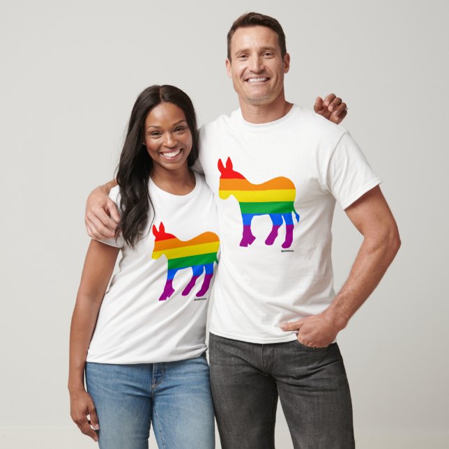 T-shirt GAY DÉMOCRAT Humour -.png (Unisexe)
