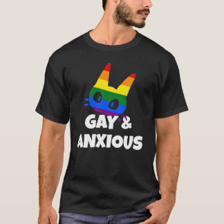 T-shirt Gay et anxieux