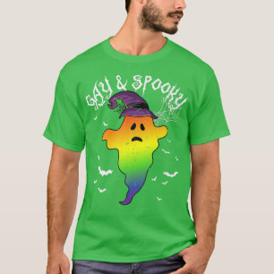 T-shirt Gay et Éffrayant Drôle Boo Ghost Halloween Cos