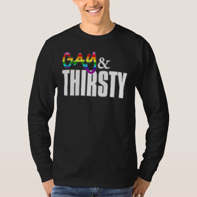 T-shirt Gay Et Soif Original Gilbert Baker Lgbtq Pri (Devant)