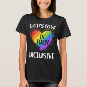 T-shirt Gay Funny L'Amour de Dieu est chrétien entièrement