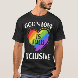 T-shirt Gay Funny L'Amour de Dieu est chrétien entièrement