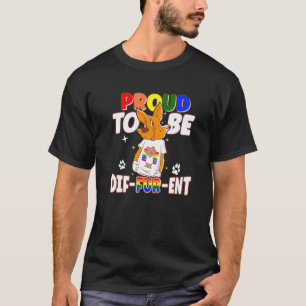 T-shirt Gay Furries Fier D'Être Différent Fursuit Happy Fu