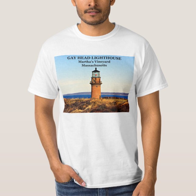 T-shirt Gay Head Lighthouse, Martha's Vineyard MA (Devant)