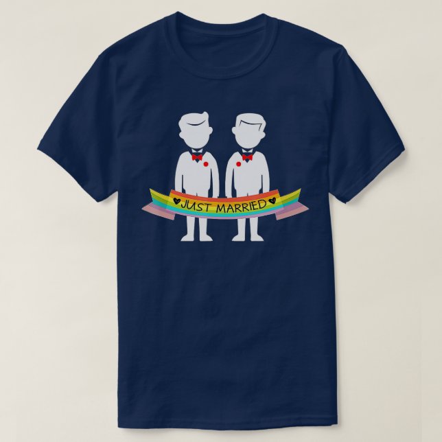 T-shirt Gay Honeymoon  (Design devant)