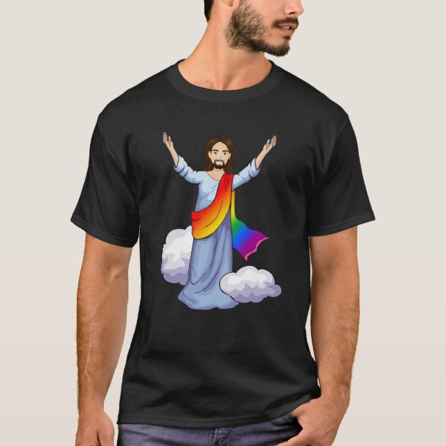 T-SHIRT GAY JESUS (Devant)