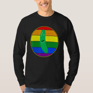T-shirt Gay Légumes mignon Concombre Lgbtq Pride Stude Plu