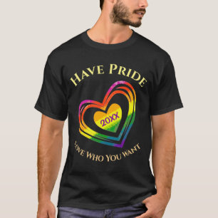T-shirt Gay LGBTQ Ont Fierté Mois Amour Qui Vous Voulez