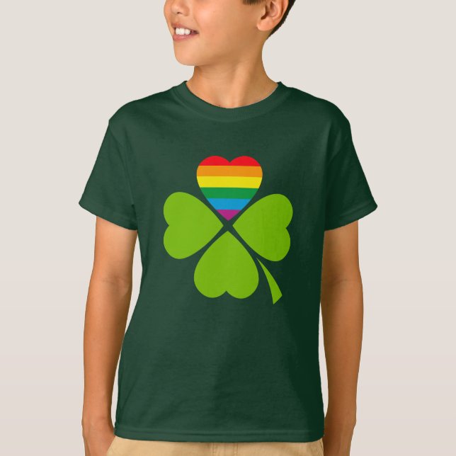 T-shirt Gay Lucky Clover (Devant)