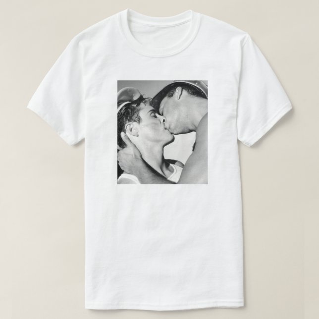 T-SHIRT GAY MALE KISS (Design devant)