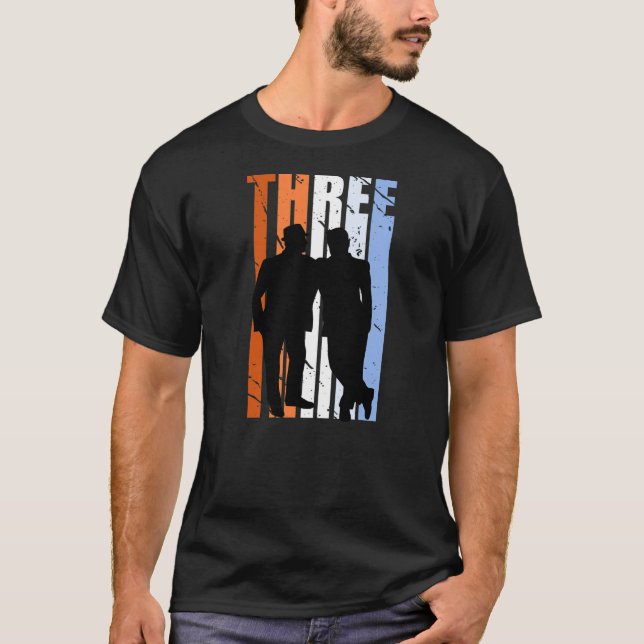 T-shirt Gay Mens 3e anniversaire Mariage LGBTQ (Devant)
