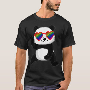 T-shirt Gay Panda Queer Pride Stuff LGBTQ Ados Rainbow Su