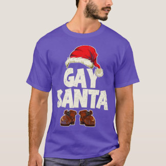 T-shirt Gay Père Noël drôle Noël Noël Noël Noël Noël Noël