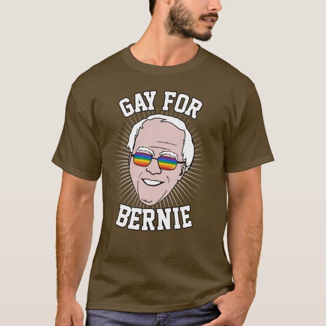 T-shirt Gay pour Bernie - Fierté (Devant)