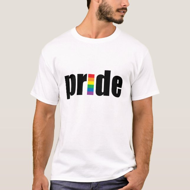 T-shirt Gay pride (Devant)