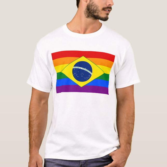T-shirt Gay pride Arc-en-ciel (Devant)