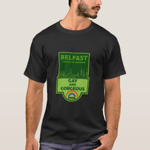 T-shirt Gay pride Belfast - Brighton Irlande LGBT -