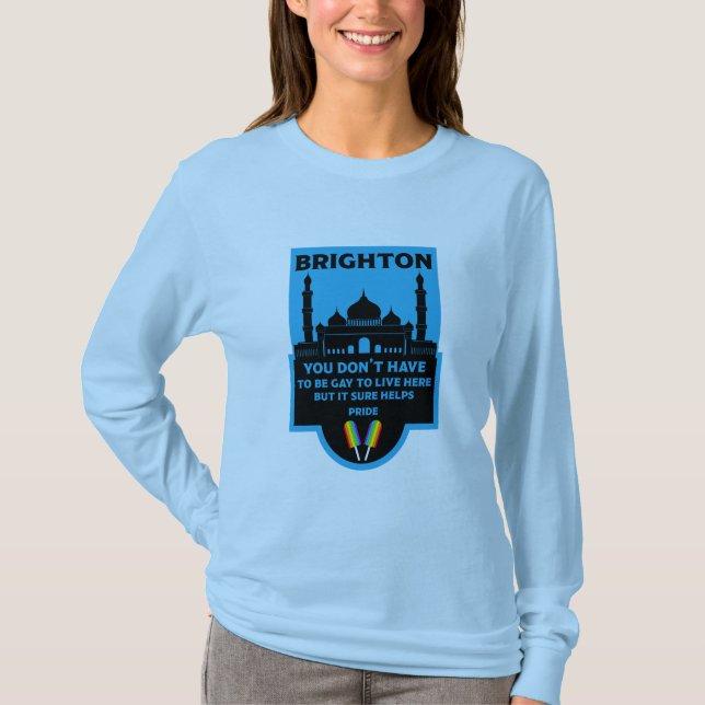 T-shirt Gay pride Brighton (Devant)