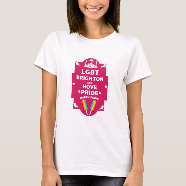 T-shirt Gay pride Brighton (Devant)