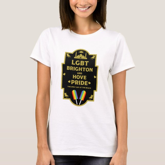 T-shirt Gay pride Brighton (Devant)