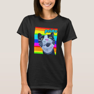 T-shirt Gay pride de chat Drapeau Gay pride Mois Chat
