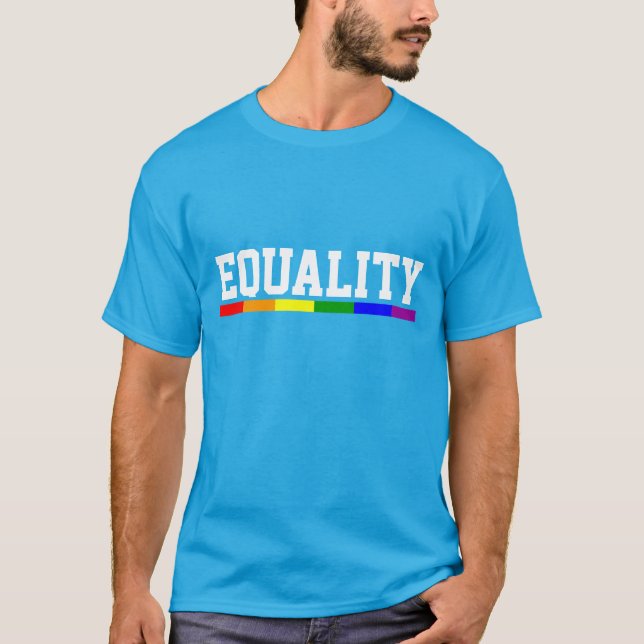 T-shirt Gay pride de l'égalité (Devant)
