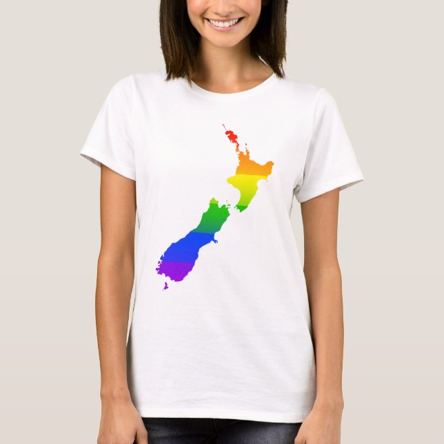 T-shirt Gay pride de NZ (Devant)