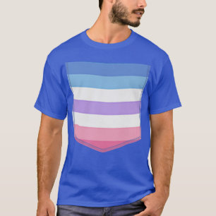 T-shirt Gay pride Des Droits De L'Homme Bi Genre Drapeau P