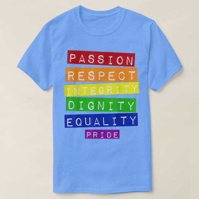 T-shirt Gay pride dire Rainbow Flag Pride Lgbt Pride Mois (Design devant)