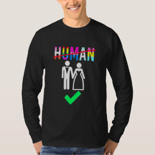 T-shirt Gay pride Du Drapeau Humain Lgbt Mois Pour Le Marr