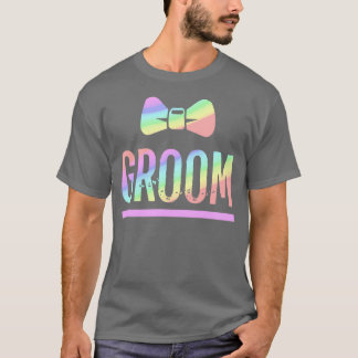T-shirt Gay Pride Enterrement de Vie de Garçon Nœud Papill