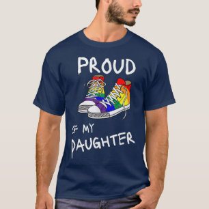 T-shirt Gay Pride Fière de ma fille LGBTQ