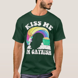 T-shirt Gay pride irlandais LGB Unicorn mignon Jour de la 