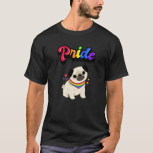 T-shirt Gay pride Joli Gaysian Lgbt Rainbow Coloris Chien