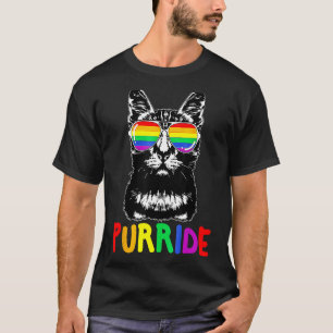 T-shirt Gay Pride LGBT Chat LGBT Papa Chat Purride