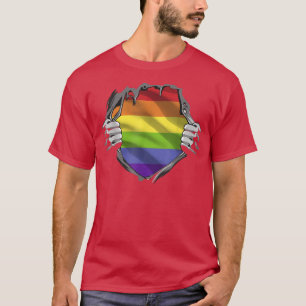 T-shirt Gay Pride - LGBT - GAY à l'intérieur - LGBTQ 