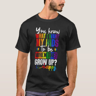 T-shirt Gay pride Lgbt Sensibilisation Parents Maman Papa 