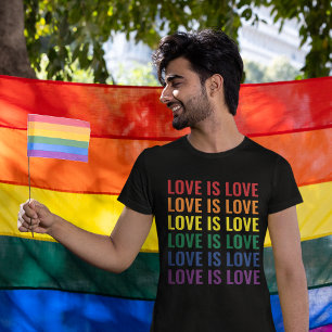 T-shirt Gay pride LGBTQ de texte extensible personnalisabl