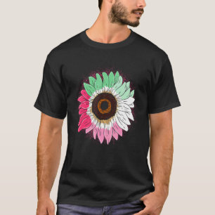 T-shirt Gay pride Mois Tournesol Abrosexuel Drapeau Lgbtq 