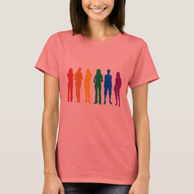 T-shirt Gay pride pour les femmes (Devant)