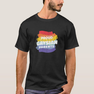 T-shirt Gay pride Pretty Gaysian LGBT Rainbow Colors Paren