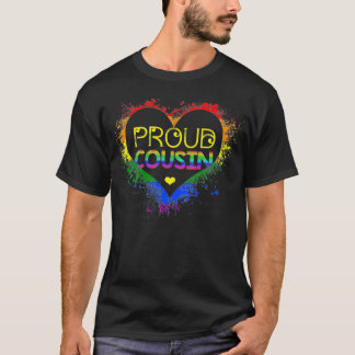 T-shirt Gay pride Proud Cousin LGBT parent LGBT Mois LGBTQ