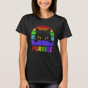 T-shirt Gay pride Purride Chat Pour Femmes Hommes Lgbt Dad