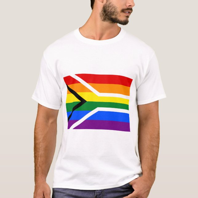 T-shirt Gay pride sud-africain (Devant)