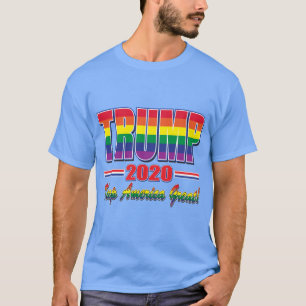T-shirt Gay pride Trump 2020