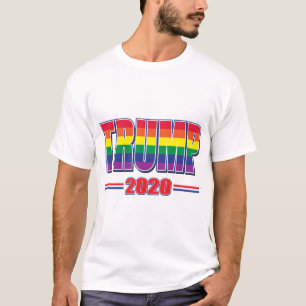 T-shirt Gay pride Trump 2020